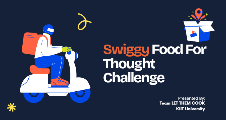 Main presentation preview — content withheld due to ongoing Swiggy Food for Thought challenge