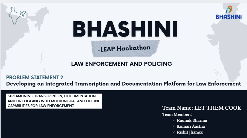 BHASHINI — LEAP Hackathon thumbnail
