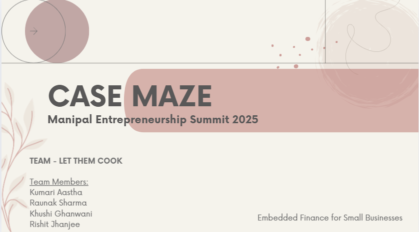 CASE MAZE — Manipal Summit thumbnail